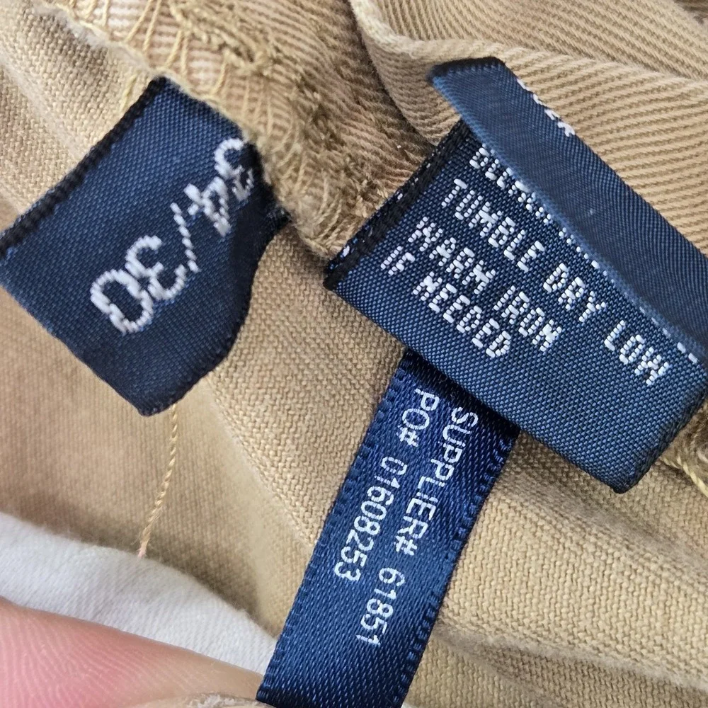 Polo Ralph Lauren‎ Men Pants 34X30 Khaki Pony Embroidery Straight Twill 650